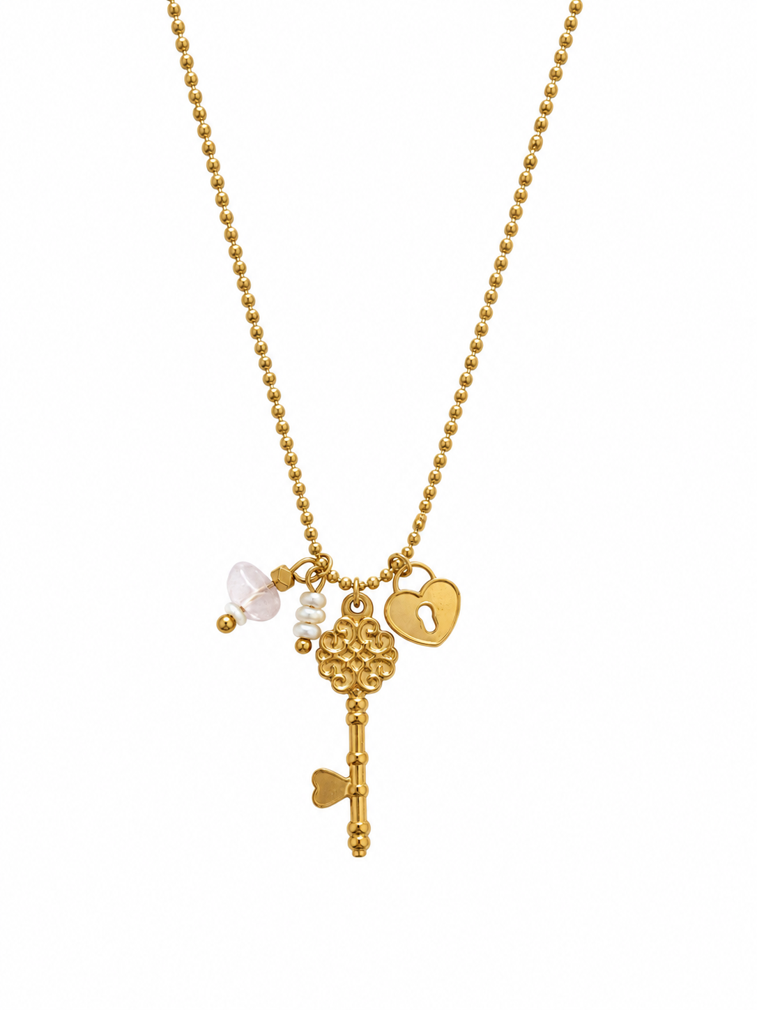 Bolletjes ketting sleutel