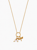 Ketting lang libelle roze