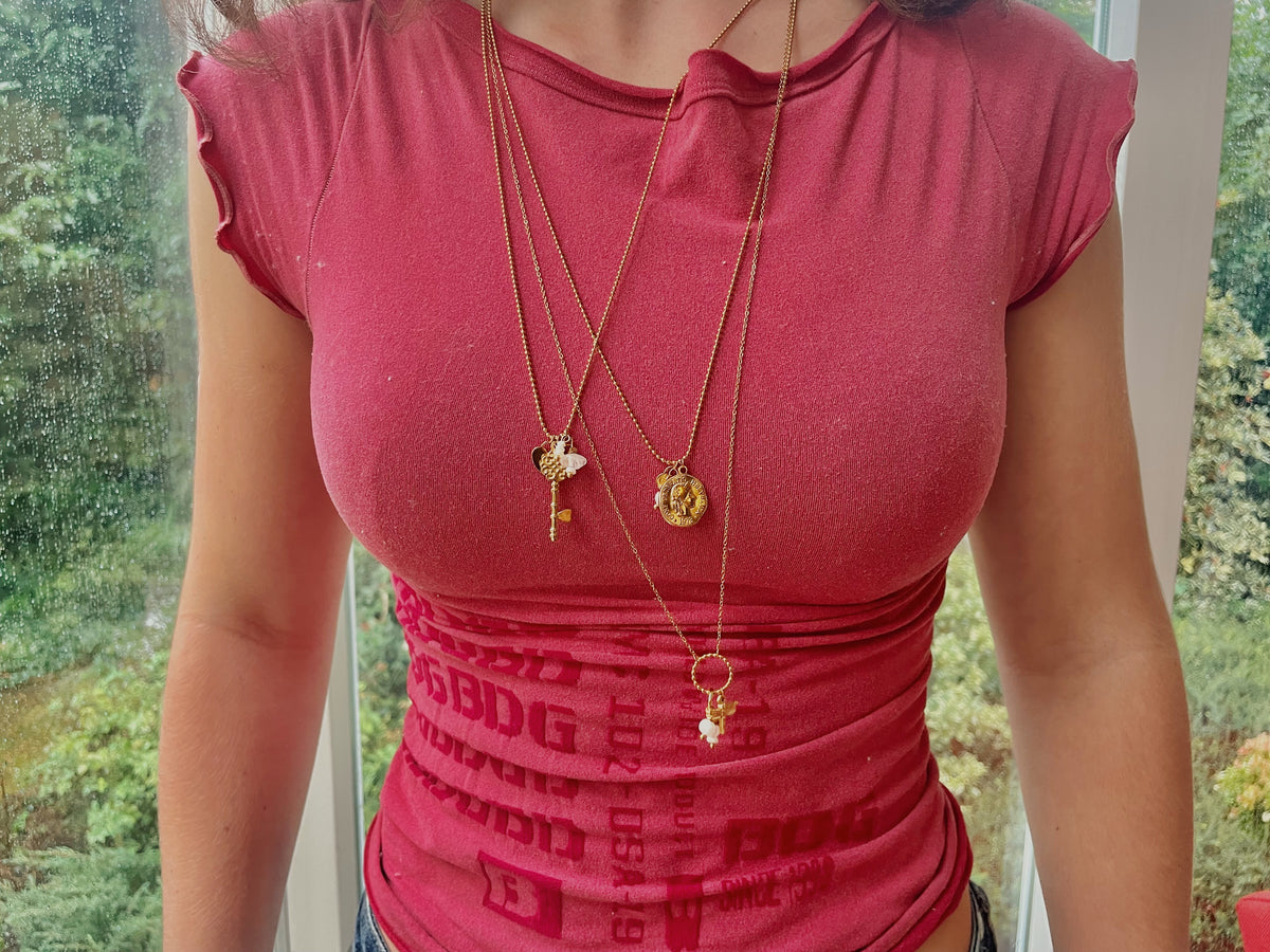 Bolletjes ketting sleutel